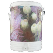 Flores De Chrysanthemum Rosa No Outono