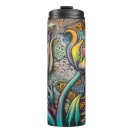 Garrafa Térmica Flores de Mandala