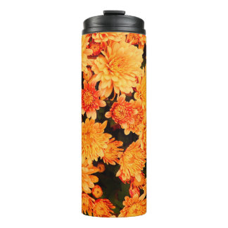 Garrafa Térmica Flores florescem fundo