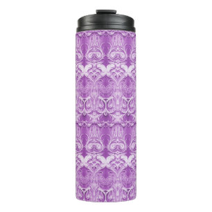 Garrafa Térmica Flores Roxas Floream Tumbler Térmico