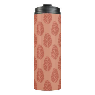 Garrafa Térmica Floresta Eco Argila Laranja Terracota