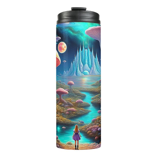 Garrafa Térmica Floresta Mushroom (Frente)