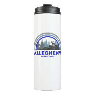 Garrafa Térmica Floresta Nacional Allegheny Veado Arco-íris