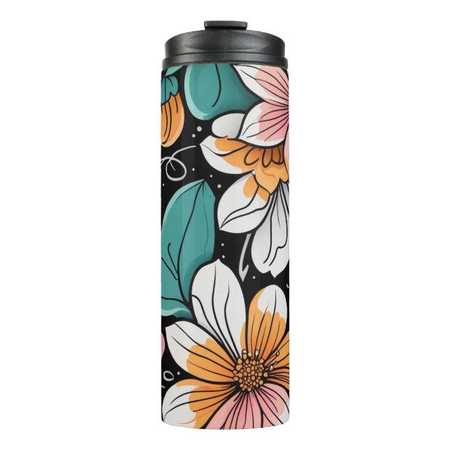Garrafa Térmica Flower Thermal Tumbler (Frente)