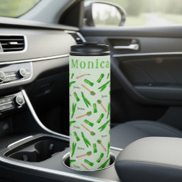 Garrafa Térmica Folha de Pandan Personalizada