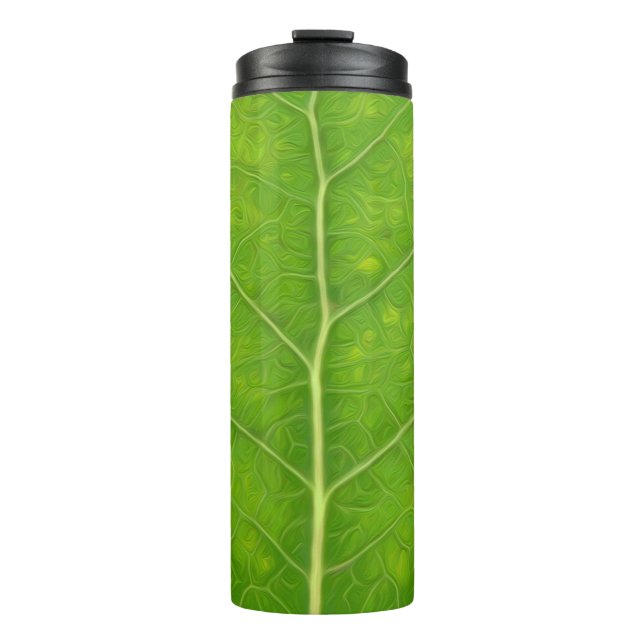 Garrafa Térmica Folha Verde Aspen #11 (Frente)