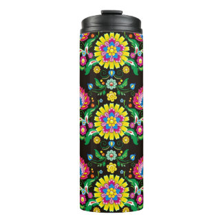 Garrafa Térmica Folheto: azulejos coloridos retrorreflectores