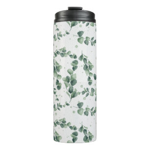 Garrafa Térmica Folhetos florais Eucalypt