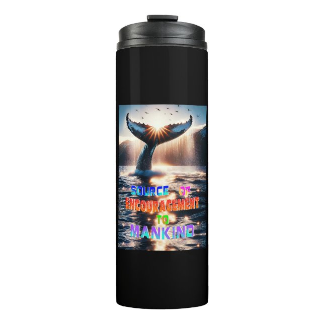 Garrafa Térmica Fonte De Incentivo À Humanidade (Frente)