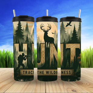 Garrafa Térmica Forest Hunt, rastreie a natureza