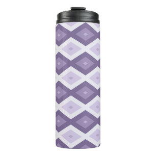Garrafa Térmica Formas de diamante de lavanda