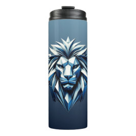 Garrafa Térmica formas de geometria da cabeça de leão