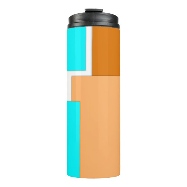 Garrafa Térmica Formas geométricas cortadas de papel (Frente)