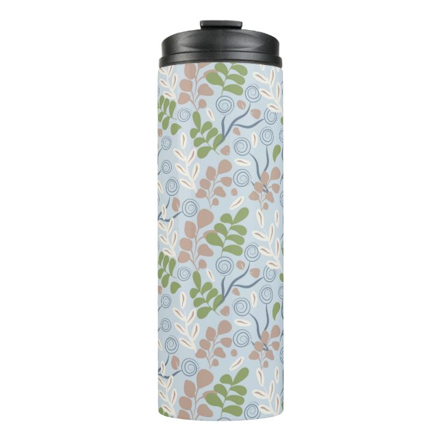 Garrafa Térmica Formas orgânicas botânicas (Frente)
