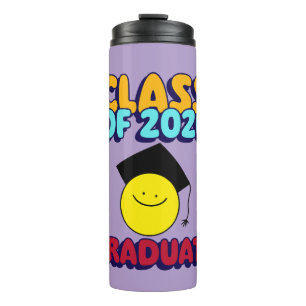 Garrafa Térmica Formatura 2026 Rosto Alegre Graduado Personalizado