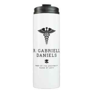 Garrafa Térmica Formatura Personalizada de Médico de Escola de Med