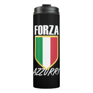 Garrafa Térmica Forza Azzurri Itália Flag Soccer