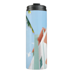 Garrafa Térmica Foto de baixo ângulo de construção de concreto 