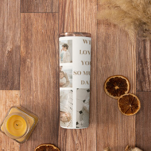 Garrafa Térmica Foto de Colagem Moderna e Nós Amos Presentes de P