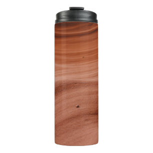 Garrafa Térmica Foto de paisagem de uma sobremesa de areia castanh