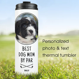 Garrafa Térmica Foto Personalizada Melhor Pai de Cachorro por Par