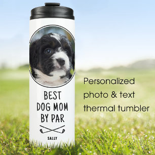 Garrafa Térmica Foto Personalizada Melhor Pai de Cachorro por Par