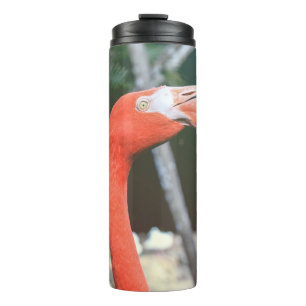 Garrafa Térmica Fotografia aproximada de pássaro vermelho-de-pesc