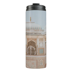 GARRAFA TÉRMICA FOTOGRAFIA DO CLOSEUP DA PLANTA DE CACTUS VERDE