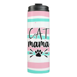 Garrafa Térmica Fotos personalizadas da mamãe Cat
