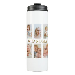 Garrafa Térmica Fotos personalizadas do Tumbler Térmico da Vovó