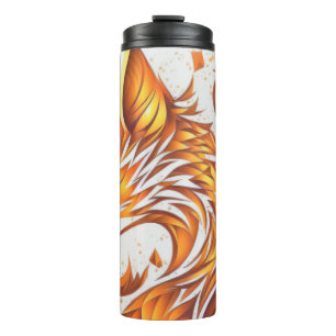 Garrafa Térmica Fox Animal Retrait Nature Willife Painting