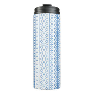 Garrafa Térmica Fracassado Isle Knitwear Watercolor Cozy Cabincore