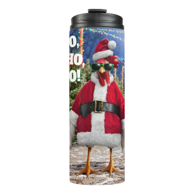 Garrafa Térmica Frango de Papai Noel (Frente)
