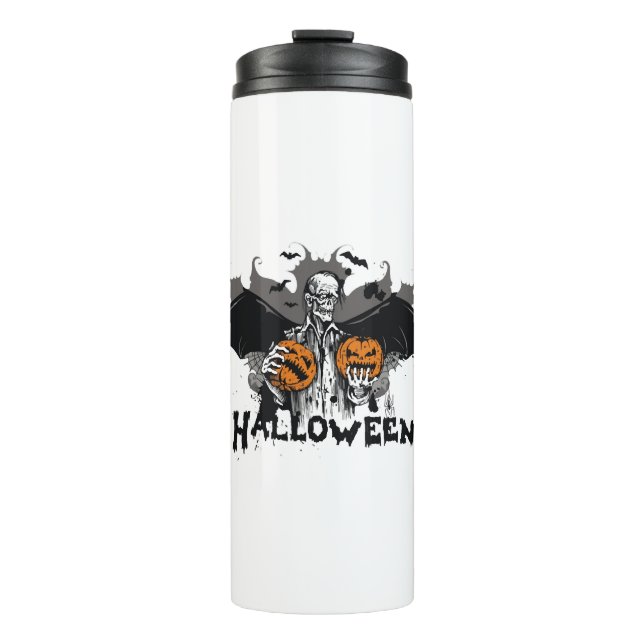 Garrafa Térmica Frankenstein Halloween (Frente)