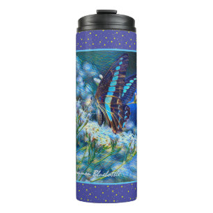 Garrafa Térmica Frasco azul comum:Tumbler térmico