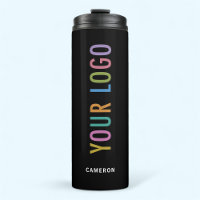 Frasco de vidro preto de 12 oz Logotipo personaliz