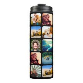 Garrafa Térmica Frasco Térmico 10 Modelo de Foto Arredondada