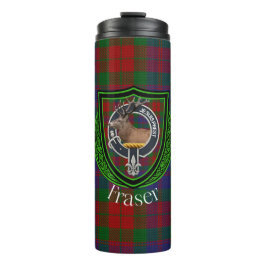 Garrafa Térmica Fraser Scottish Clan Tartan & Crest