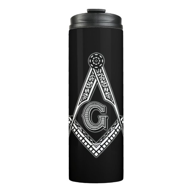 Garrafa Térmica Freemason (preto) (Frente)