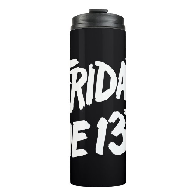 Garrafa Térmica Friday the 13th | Stacked Painted Logo (Frente)
