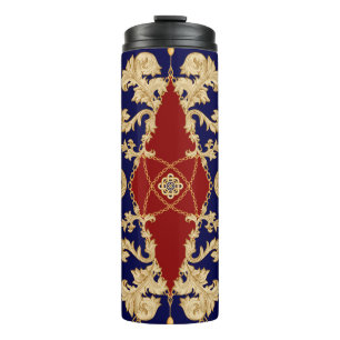 Garrafa Térmica Frutas de Pear Elegantes: Vintage Invisível