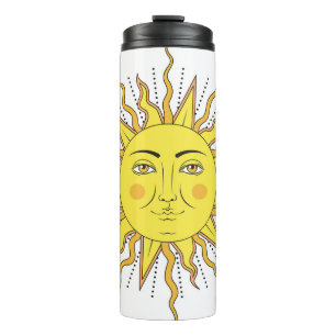 Garrafa Térmica Frutas Tropicais De Limão, Face Solar.