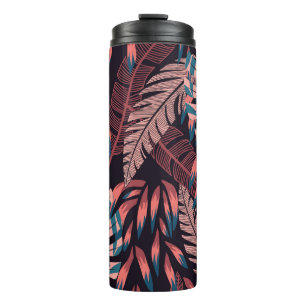 Garrafa Térmica Fundo brilhante de Verão, sem costura, com triz co
