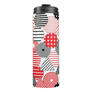 Garrafa Térmica fundo de abstrato de vintage sem falhas. Dotado e