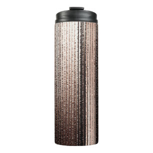 Garrafa Térmica Fundo de ouro elegante de luxo.