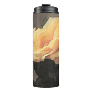Garrafa Térmica fundo floral do vintage da arte em cores pastel
