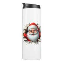 Funny 3D Santa Claus Christmas Holiday Design
