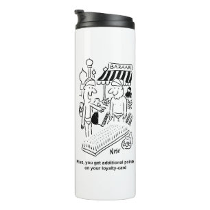 Garrafa Térmica Funny Bed of Unhas Indian Bazaar Marketplace