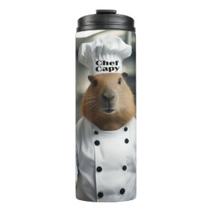 Garrafa Térmica Funny Capybara Chef
