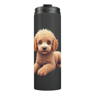 Garrafa Térmica Funny Poodle Animal Lover Dogs Graphic Cute Dog Ow